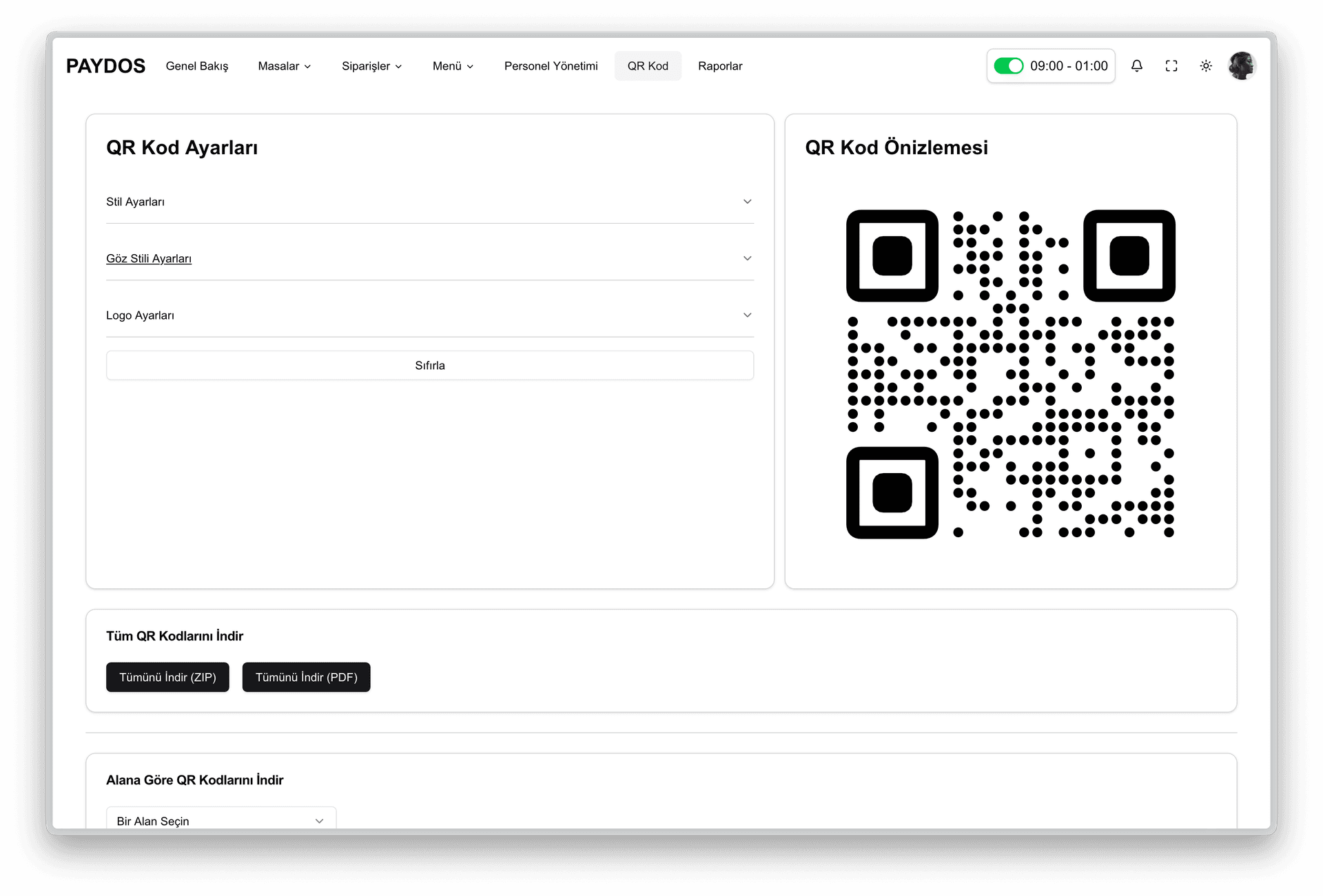 QR Kod Oluşturma